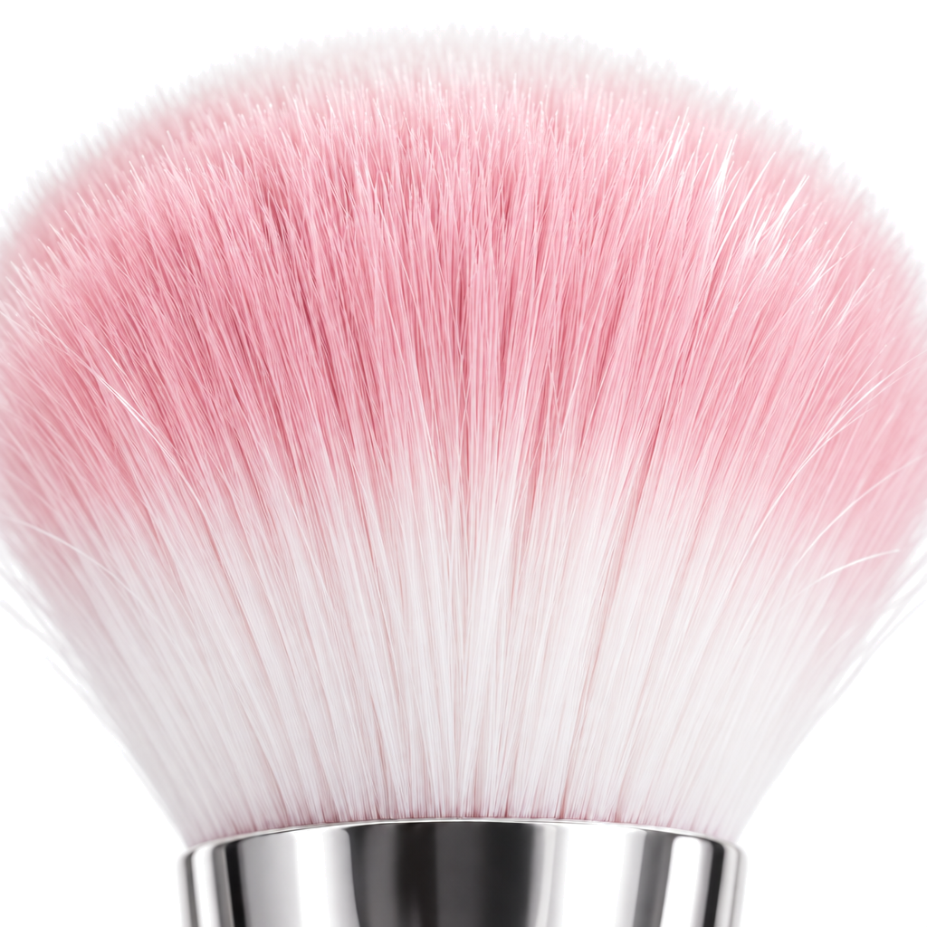 Cerdas suaves de las brochas color rosa