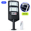 Foco solar LED 200/300 W con sensor y control remoto
